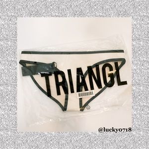 Triangl NWT Milly Indiana Ice White Bottom XS